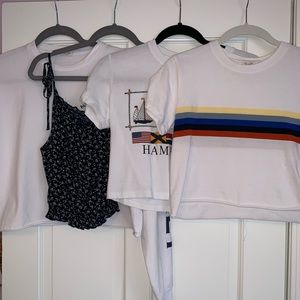 NWT Brandy Melville Crop Shirt Bundle 💞